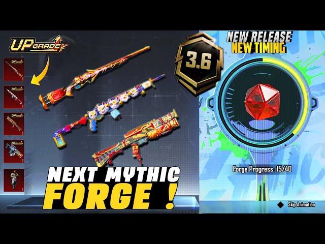 Next Mythic Forge Upgradable Guns & Mythic Suit Expected In 3.6 Update | Old Rare Is Back | PUBGM