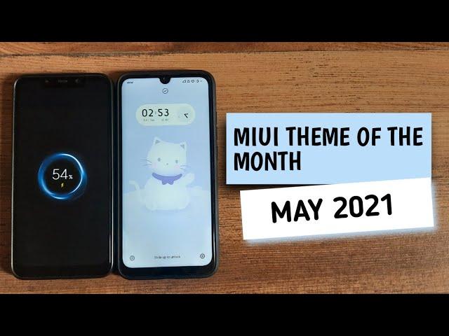 Top 3 Best Miui Theme Of The Month May | Many Amazing Charging Animation | Cute Looking Theme