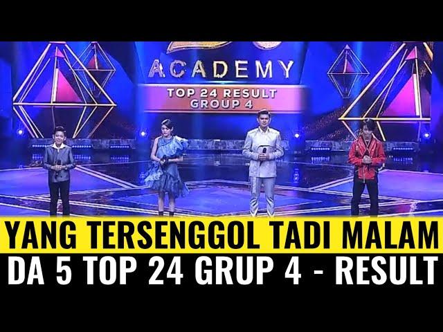 YANG TERSENGGOL TADI MALAM TOP 24 GRUP 4 - RESULT | D'ACADEMY 5 14 OKTOBER 2022