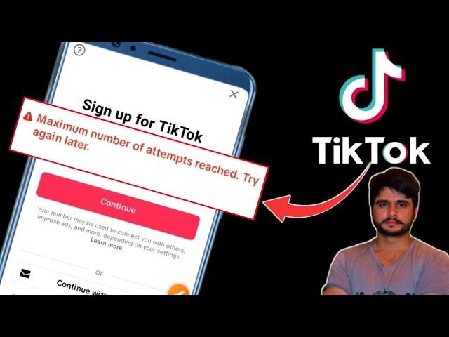 Maximum Number Of Attempts Reached Try Again Tiktok|How To Solve Tiktok Maximum Number Of Attempts