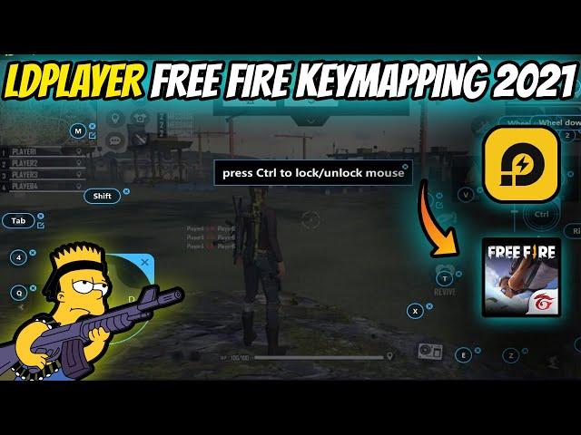 Ld Player Free Fire Key Mapping Hindi || Free Fire Ld Player Keyboard Control Settings!!