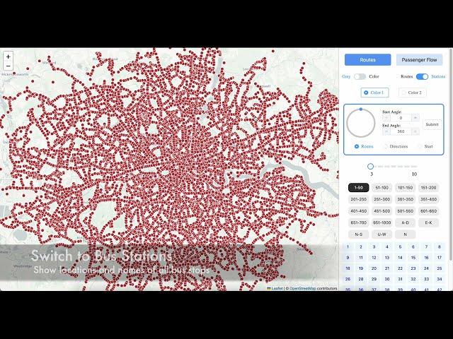 Smart City Visualization: Interactive Visualization of London Bus Transportation by Yingxue Liu