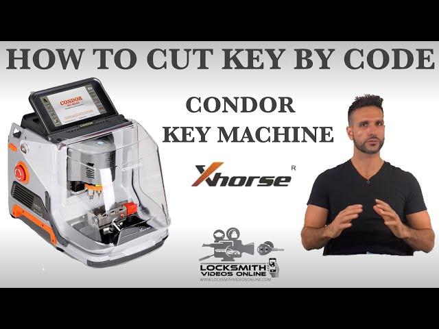 How To Cut A Key By Code Using The XHorse Condor XC-Mini Plus Key Cutting Machine