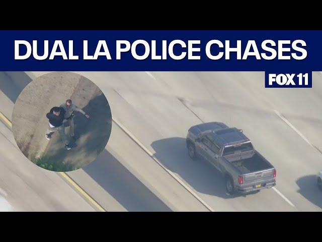 High-speed police chase underway in LA County