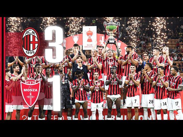 Saelemaekers-Jović-Reijnders for the Trofeo Silvio Berlusconi | AC Milan 3-1 Monza | Highlights