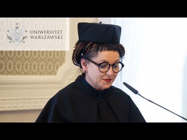 Olga Tokarczuk doktorem honoris causa UW