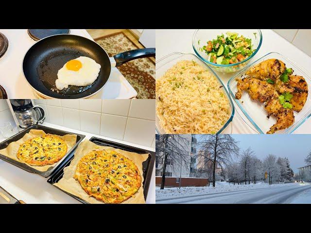 Cozy winter vlog |Chicken Rice Recipe| Aesthetic Vlog in Finland