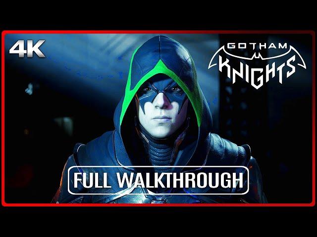 GOTHAM KNIGHTS Full Gameplay Walkthrough (ROBIN EDITION) Full Game No Commentary 4K Ultra HD