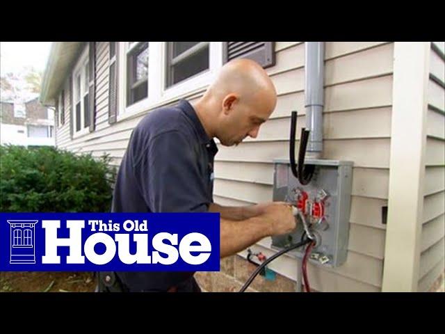 How to Upgrade an Electric Meter to 200-Amp Service (Part 1) | This Old House