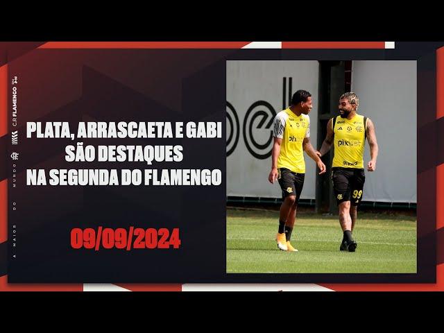 Plata, Arrascaeta e Gabi são destaques na segunda do Flamengo