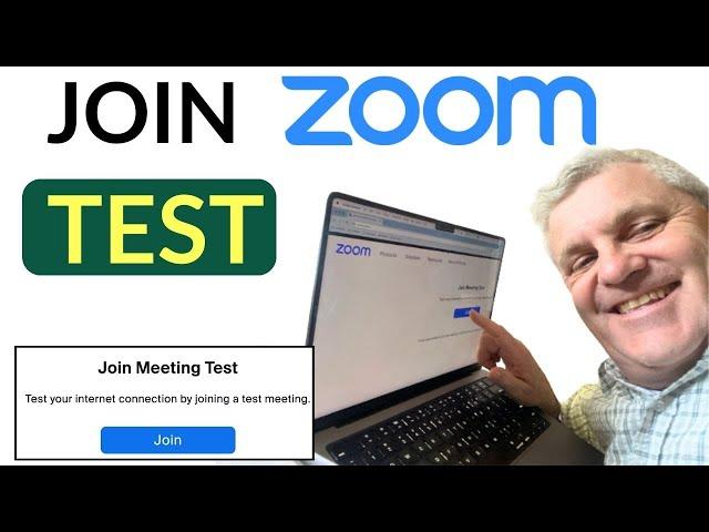 ZOOM TEST: How to Join a Zoom Test Meeting