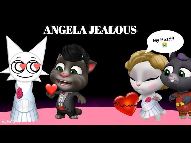 My Talking Tom Friends - Wenda LOVE Gray or Wenda LOVE Tom or Angela LOVE Tom - Sprunki Love Couple