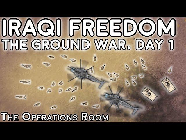 Operation Iraqi Freedom - The Ground War, Day 1 - Animated