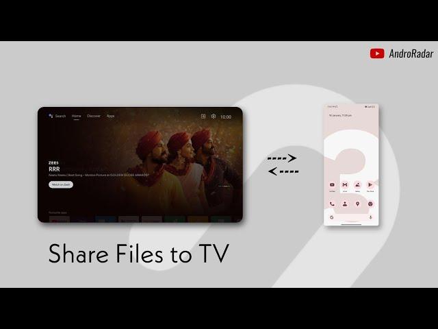 How to share files between Android TV & Phone | Google TV | @Andro_Radar