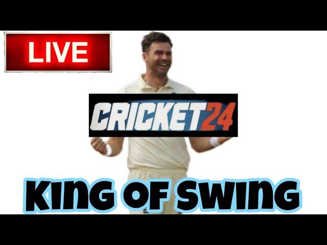 The king of Swing - James Anderson Career Mode in Cricket 24 Live