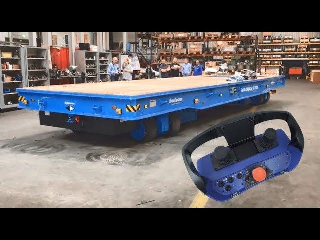 Buiscar 2 0 Self Propelled Flatbed Trailer with Scanreco RC400 Radio Remote Control