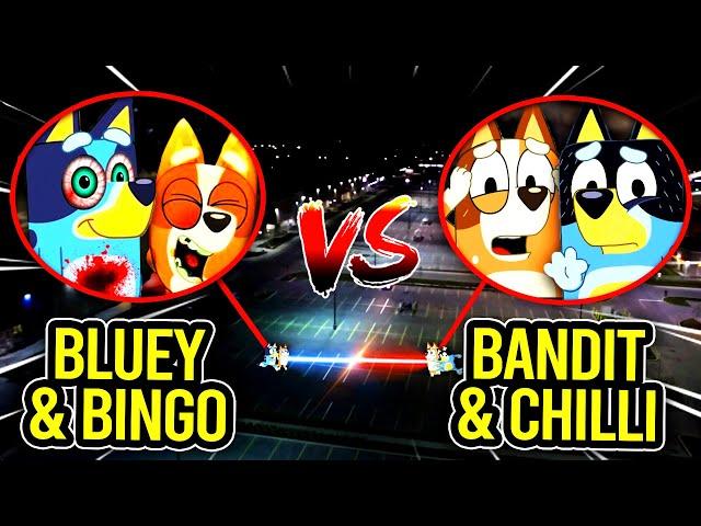 DRONE CATCHES BLUEY.EXE & BINGO.EXE VS BANDIT & CHILLI!! (THEY FOUGHT)