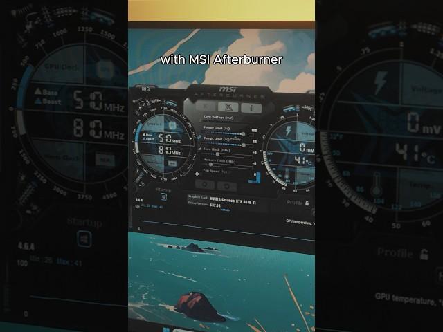Why you Should Use MSI Afterburner #pc #gaming #technology #shorts