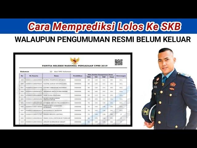 Cara Memprediksi Masuk Perengkingan 3X Formasi SKD CPNS