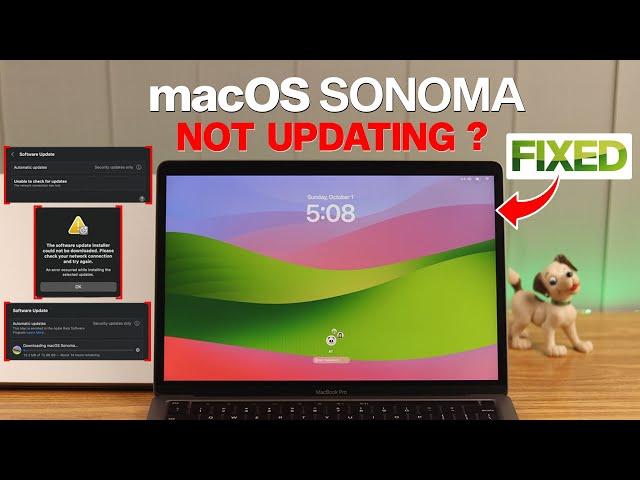 macOS Sonoma Not Updating! – Fix