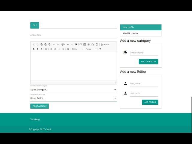 How to create a simple text Editor on your website || CKEditor Quick Start Guide