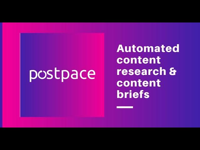 How to create a topic research report in postpace?