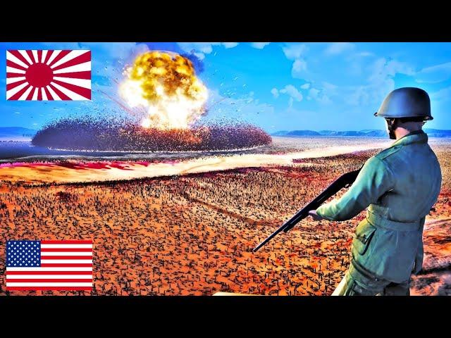 1 MILLION US Army vs 1 MILLION Imperial Japanese Army - Ultimate Epic Battle Simulator 2 | UEBS 2