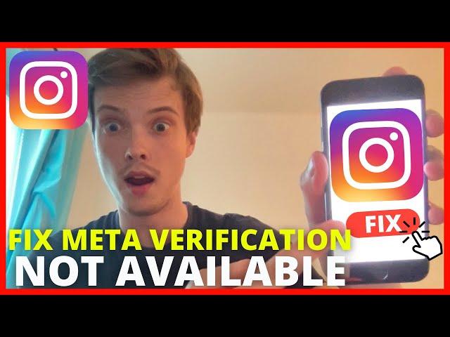 How To Fix Meta Verification Not Available On Instagram (2024)