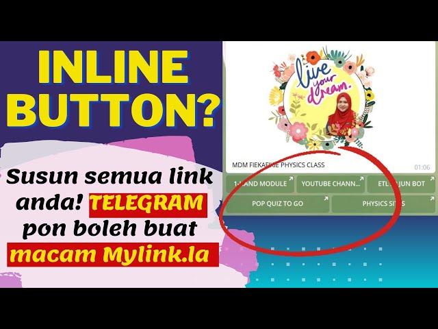 TELEGRAM EP 3 : Kumpul & Susun Semua Hyperlink Penting Anda SEKARANG! | (INLINE BUTTON) | Nashra Bot