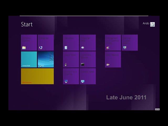 ALL INCLUDING BETAS Windows Start Screen Evolution from 2010 until its final build.