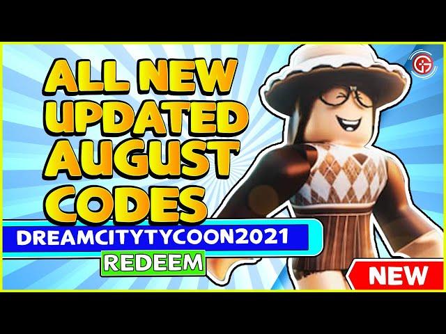 [UPDATE1] Dream City Tycoon! ️ Codes July 2021 | All Roblox Promocodes