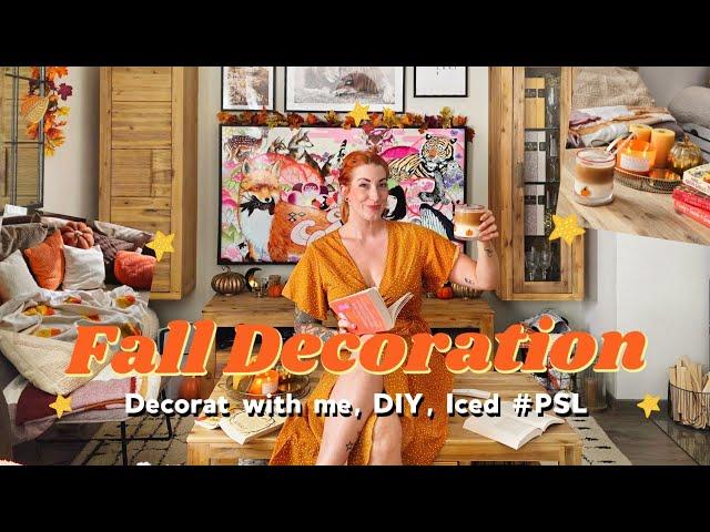 Decorate with me for Fall ️: Herbstdeko 2024, DIY & Homemade Iced Pumpkin Spice Latte