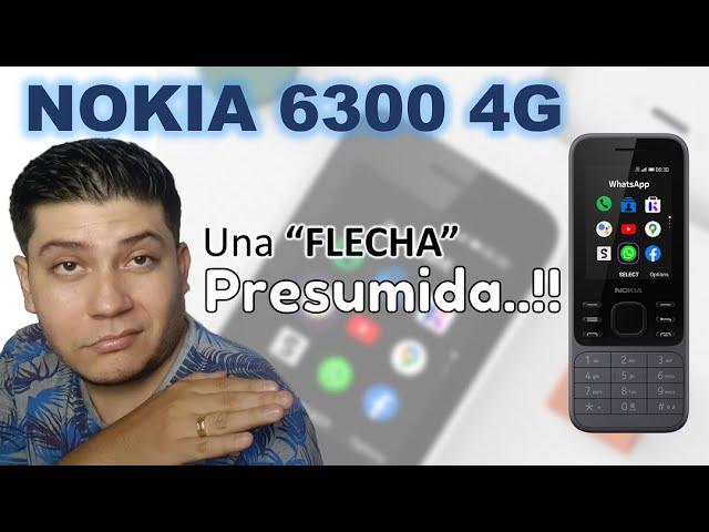 Nokia 6300 4G - Una "flecha" presumida