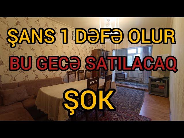 ŞOK15.000 AZN UCUZAKUPÇALI TAM ƏŞYALI 3 OTAQ MƏNZİL                             #mulkevalqısatqısı