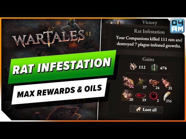Wartales Expert Rat Infestation & Oils Guide - Clear All Outgrowths & Get Max Rewards Easy!