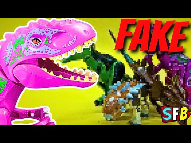 FAKE Lego DINOSAUR Review | (Barney???)