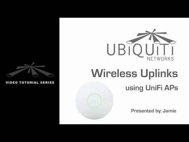 Creating Wireless Uplinks with UniFi - 4Gon Solutions