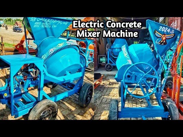 Electric Concrete Mixture Machine Made In Pakistan #mastermachinery #concretemixer