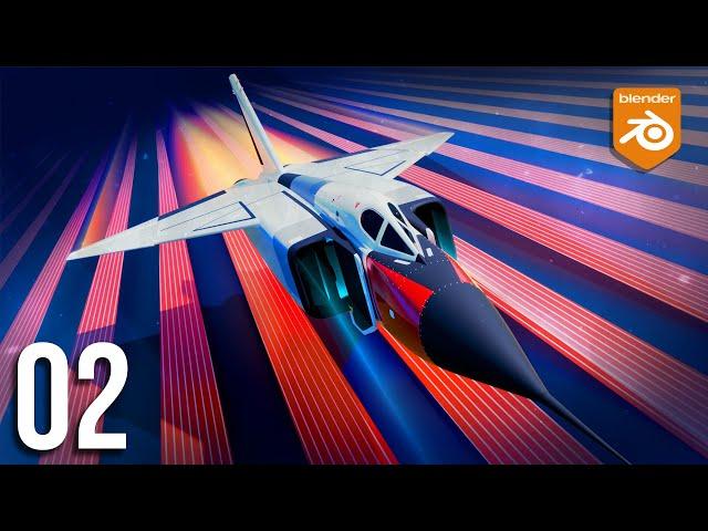 Blender plane modeling tutorial- Part 02