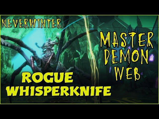 ROGUE WHISPERKNIFE POV (MASTER) SPEED RUN #neverwinter