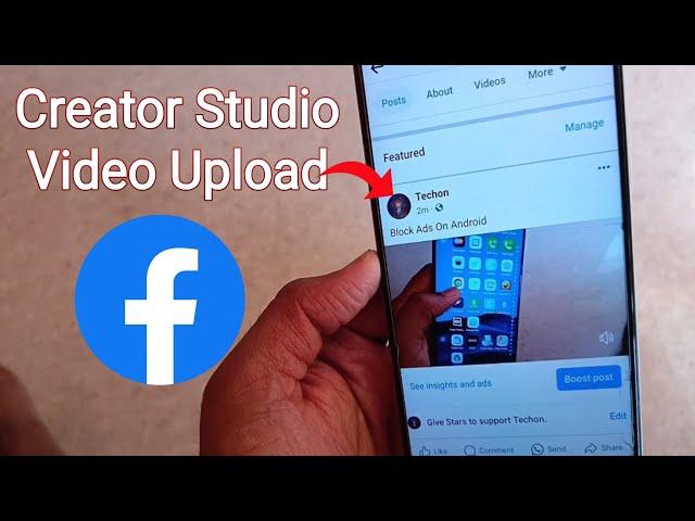 How To Upload Video On Facebook Creator Studio 2024 || Facebook Creator Studio 2024