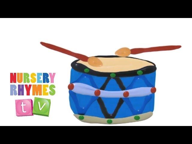 *DRUMS* | Musical Instruments | Nursery Rhymes TV | Music For Kids