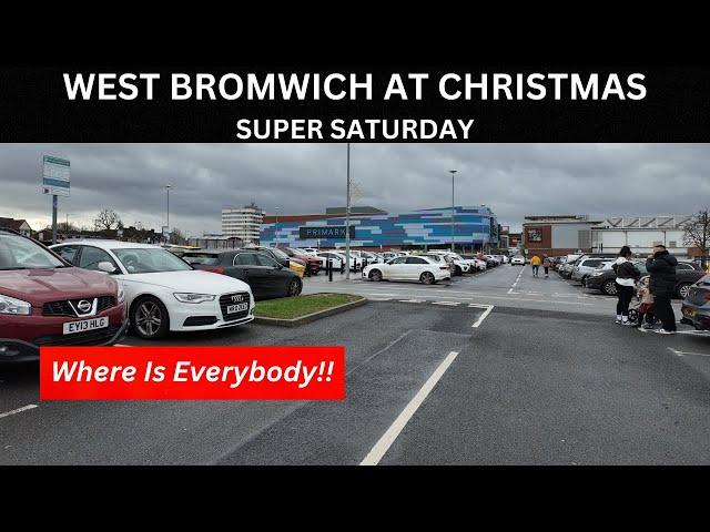 WEST BROMWICH AT CHRISTMAS, Where is everybody? It's Shocking!!