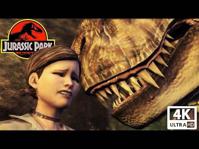 JURASSIC PARK: THE GAME All Cutscenes (Game Movie) 4K 60FPS Ultra HD