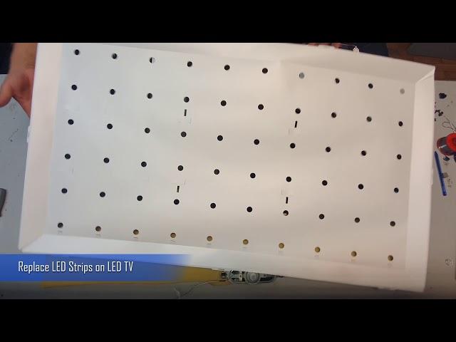 How to replace backlight on LED TV