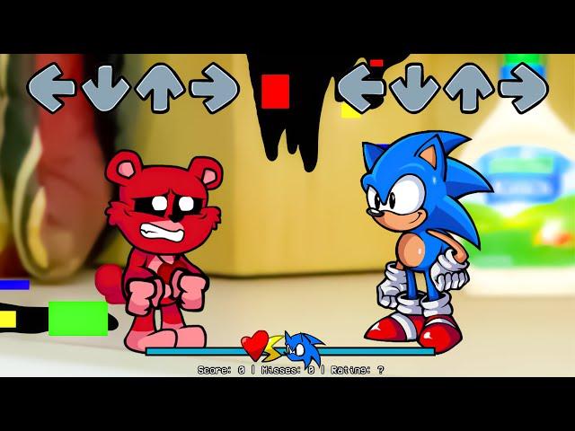 FNF Smiling Critters VS Sonic ALL PHASES Sings Sliced Pibby | Smiling Critters FNF Mods