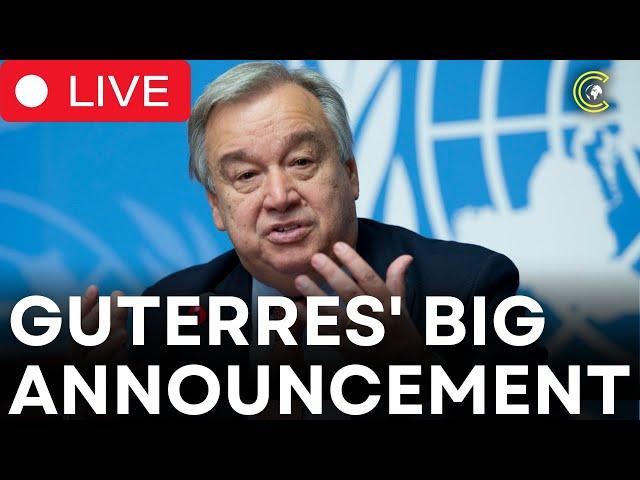 LIVE | UN Secretary-General Guterres Speaks  – Key Global Updates! | CLRCUT