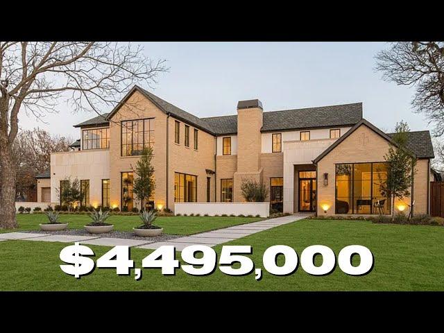 TOUR A $4.5M TRANSITIONAL HOME | Texas Real Estate | Dallas Realtor | EAST DALLAS