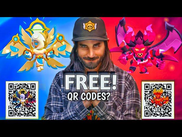 FREE GIFT ANGEL VS DEMON NEW STAR DROPS QR CODES?  BRAWL STARS QR CODE!