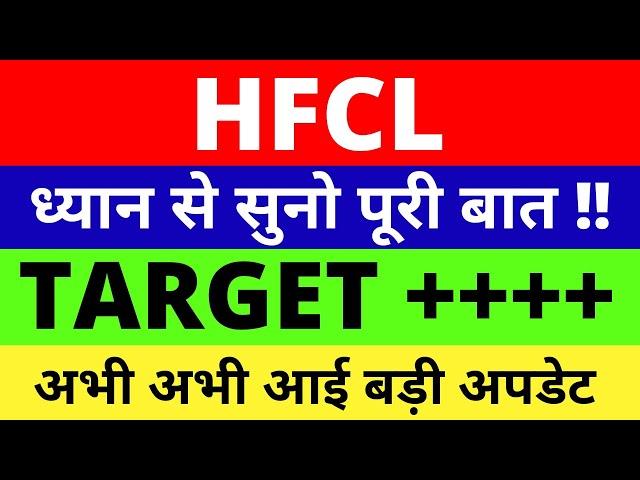 HFCL SHARE LATEST NEWS | HFCL SHARE NEWS AND TARGET PRICE, HFCL SHARE ANALYSIS | FOREX, TRADING